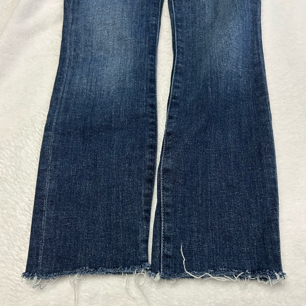 Mother Denim Women’s Sz 24 or 0/2 Ankle Fray Skinny Rockabilly Punk Jeans - Picture 14 of 16